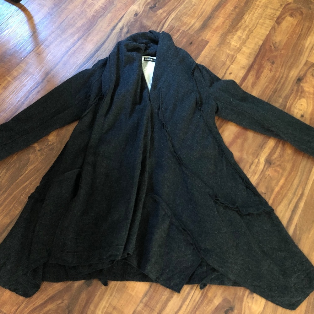 NWT Rundholz Gray Herringbone Coat XL